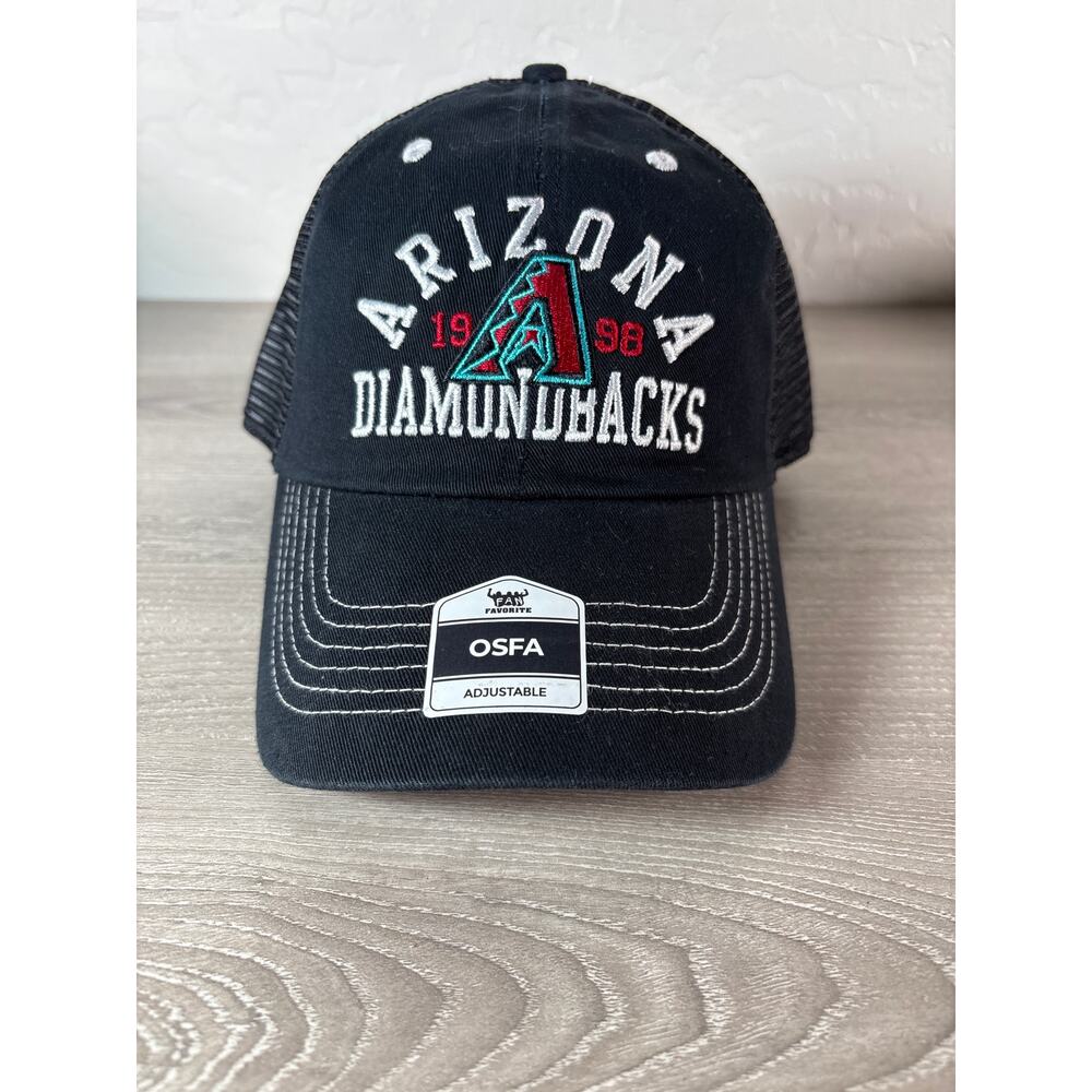 Arizona Diamondbacks MLB Fan‎ Favorite Snapback Trucker Hat OSFA- NWT